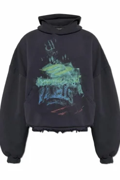 Balenciaga BLACK Printed sweatshirt