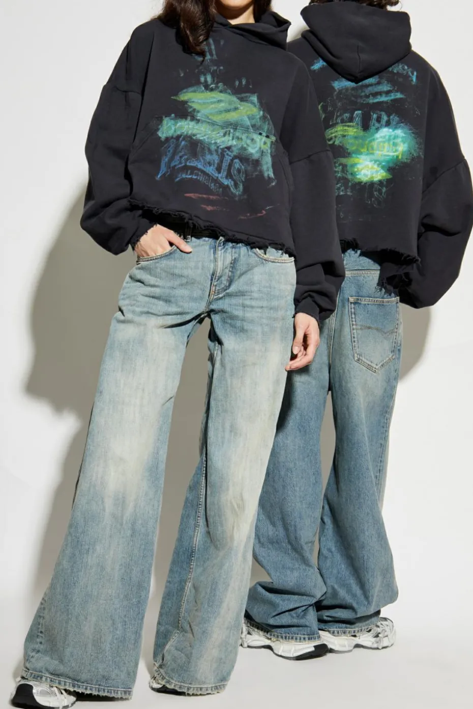 Balenciaga BLACK Printed sweatshirt