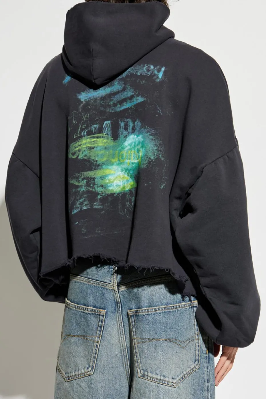 Balenciaga BLACK Printed sweatshirt