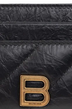 Balenciaga BLACK Quilted card case