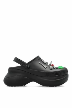 Balenciaga BLACK Rubber boots with appliqués