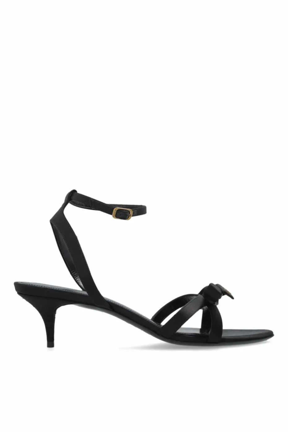 Balenciaga BLACK Satin heeled sandals