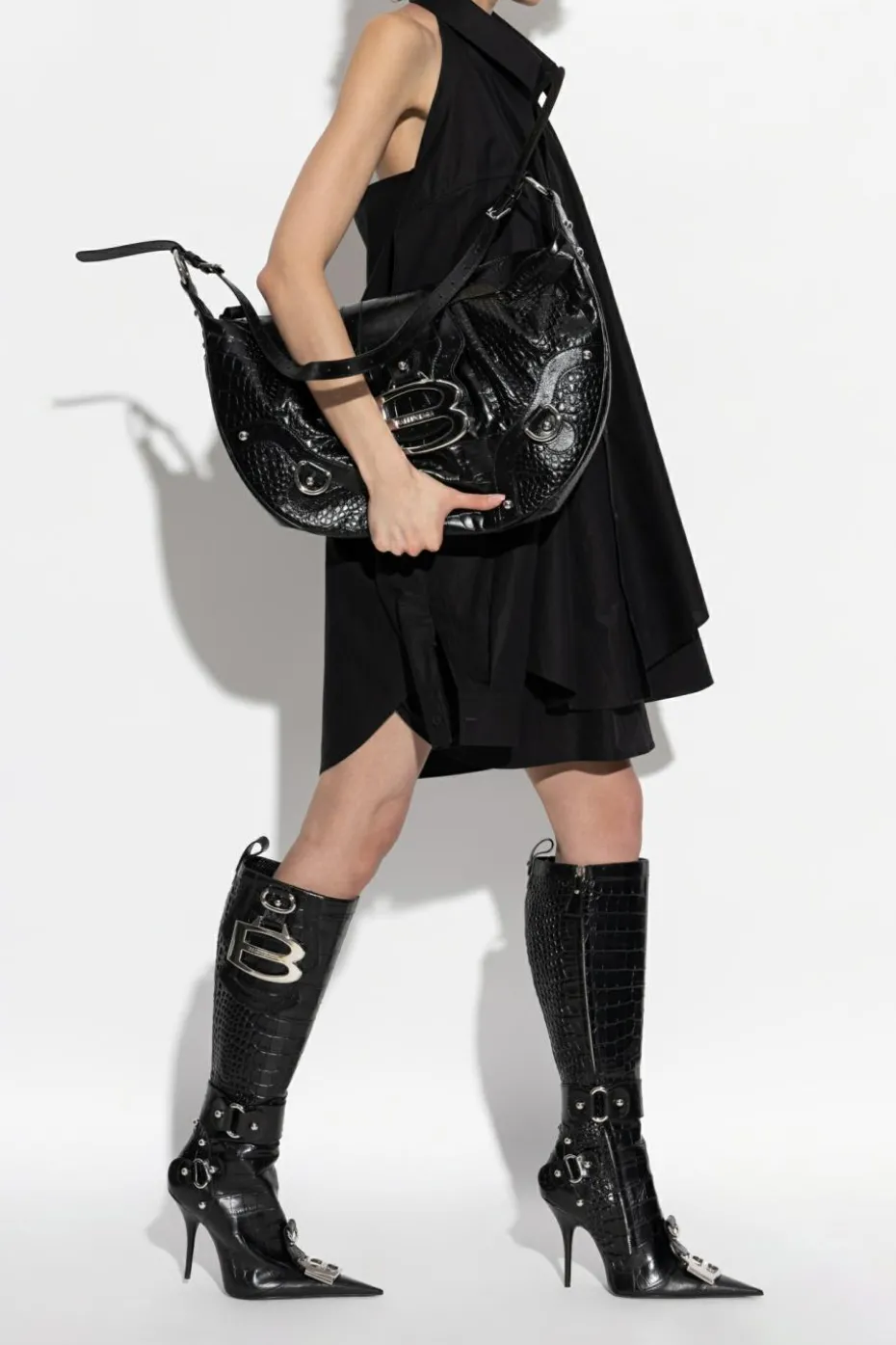 Balenciaga BLACK Shirt Dress