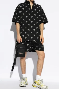 Balenciaga BLACK Shirt with a pocket