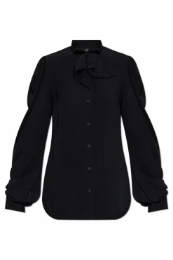 Balenciaga BLACK Shirt with Ties