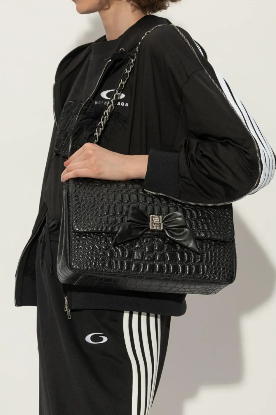 Balenciaga BLACK Shoulder bag "Clem Bow"