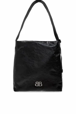 Balenciaga BLACK Shoulder Bag Monaco Large