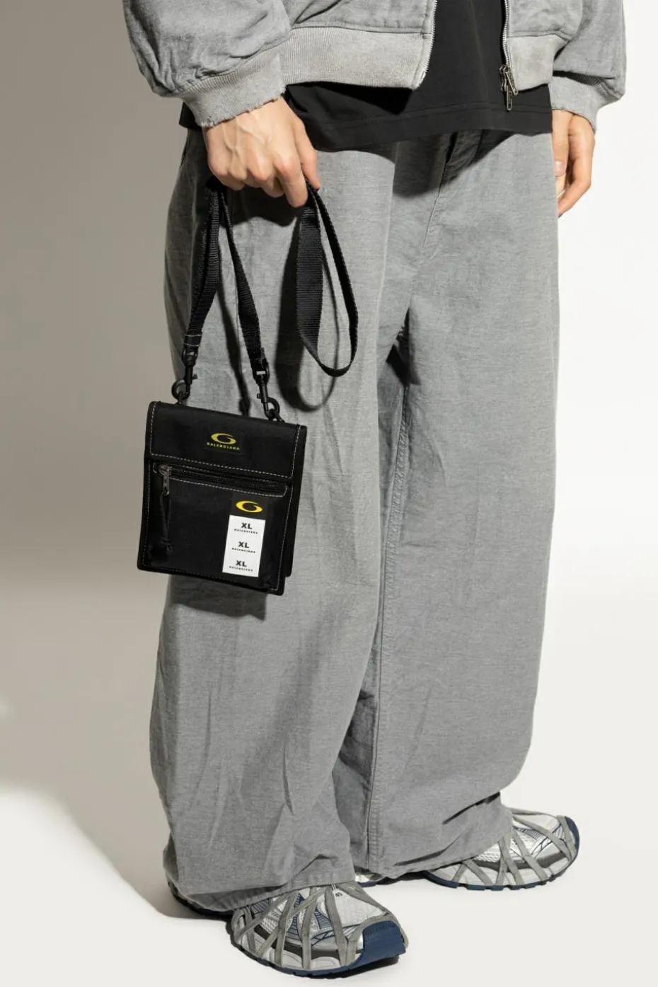 Balenciaga BLACK Shoulder bag with print