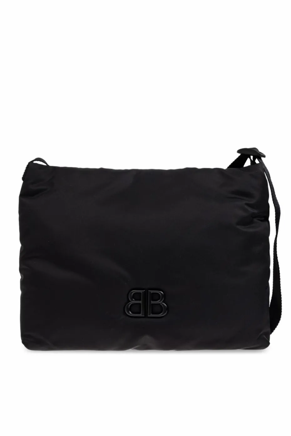 Balenciaga BLACK Shoulder bag with logo-shaped appliqué