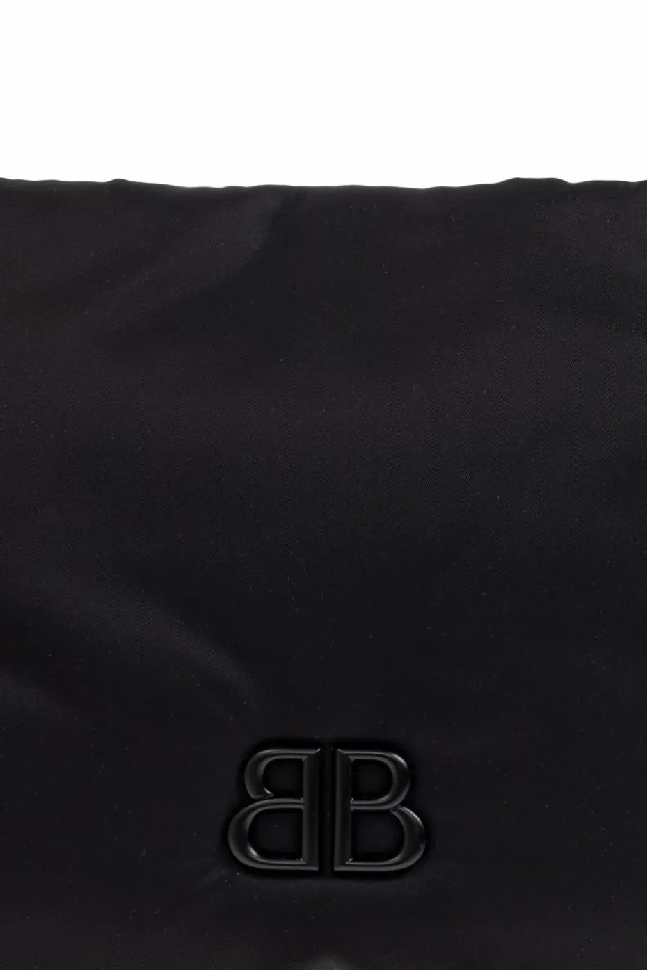Balenciaga BLACK Shoulder bag with logo-shaped appliqué