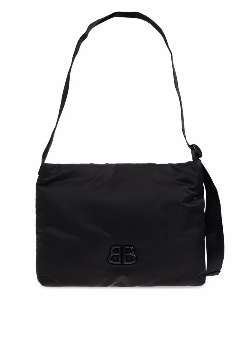 Balenciaga BLACK Shoulder bag with logo-shaped appliqué