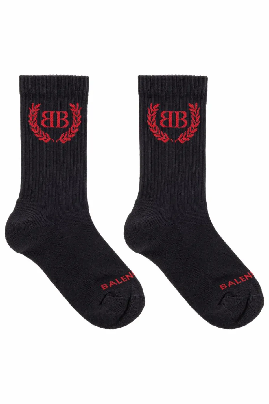 Balenciaga BLACK Socks with logo