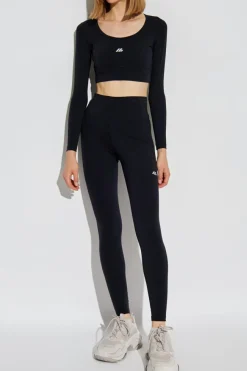 Balenciaga BLACK Sport leggings with logo