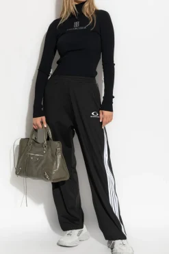 Balenciaga BLACK Straight-leg sweatpants