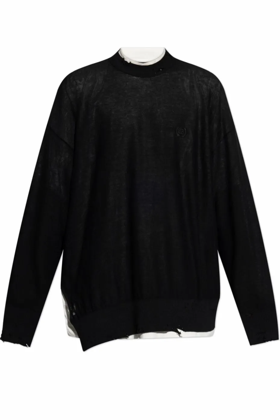Balenciaga BLACK Sweater with 'vintage' effect
