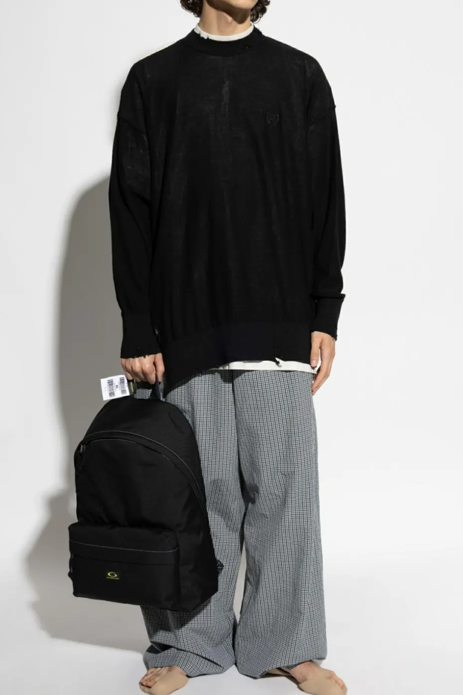 Balenciaga BLACK Sweater with 'vintage' effect