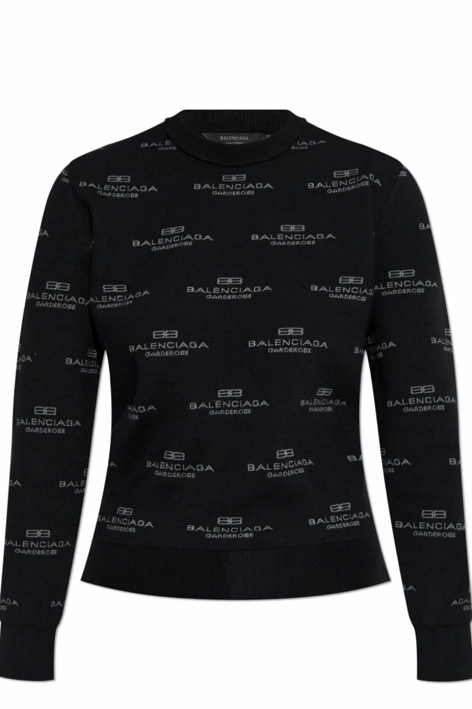 Balenciaga BLACK Sweater with logo