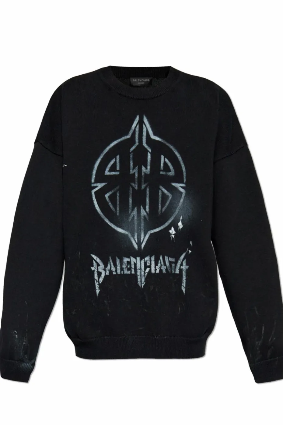Balenciaga BLACK Sweater with logo