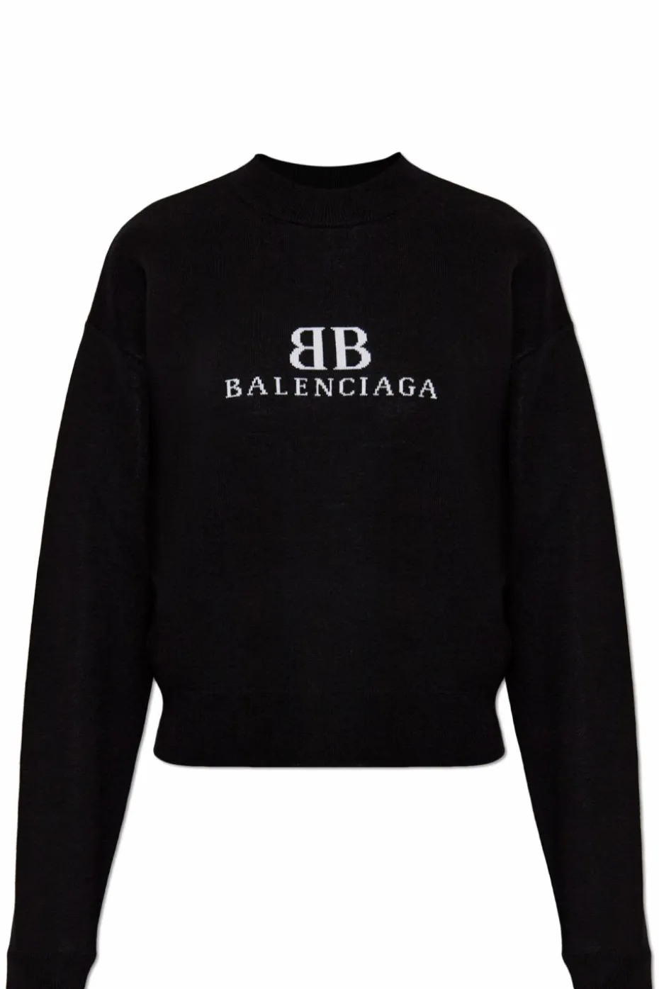 Balenciaga BLACK Sweater with logo