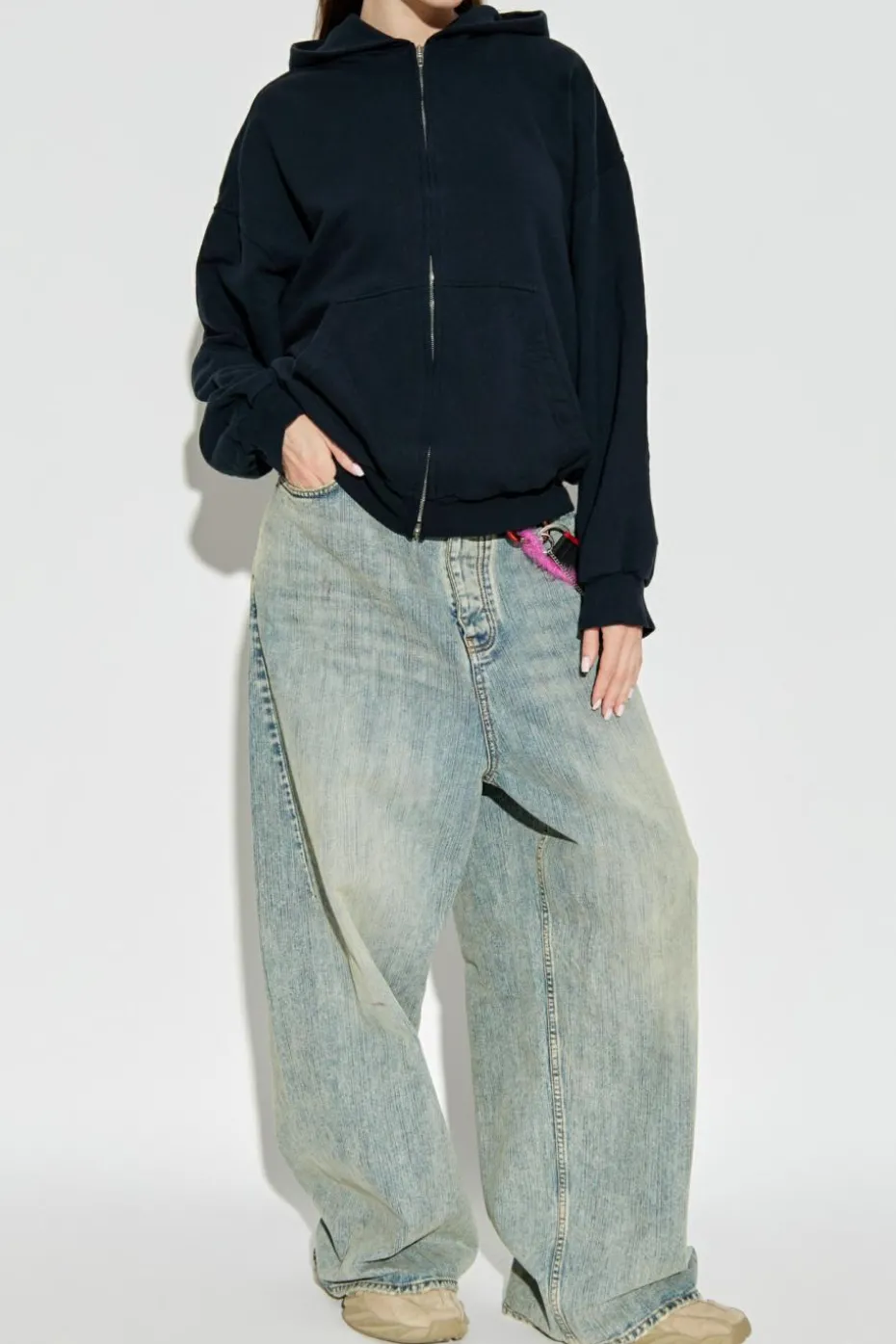 Balenciaga BLACK Sweatshirt with logo