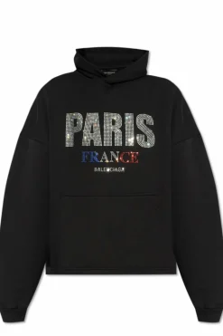 Balenciaga BLACK Sweatshirt with logo