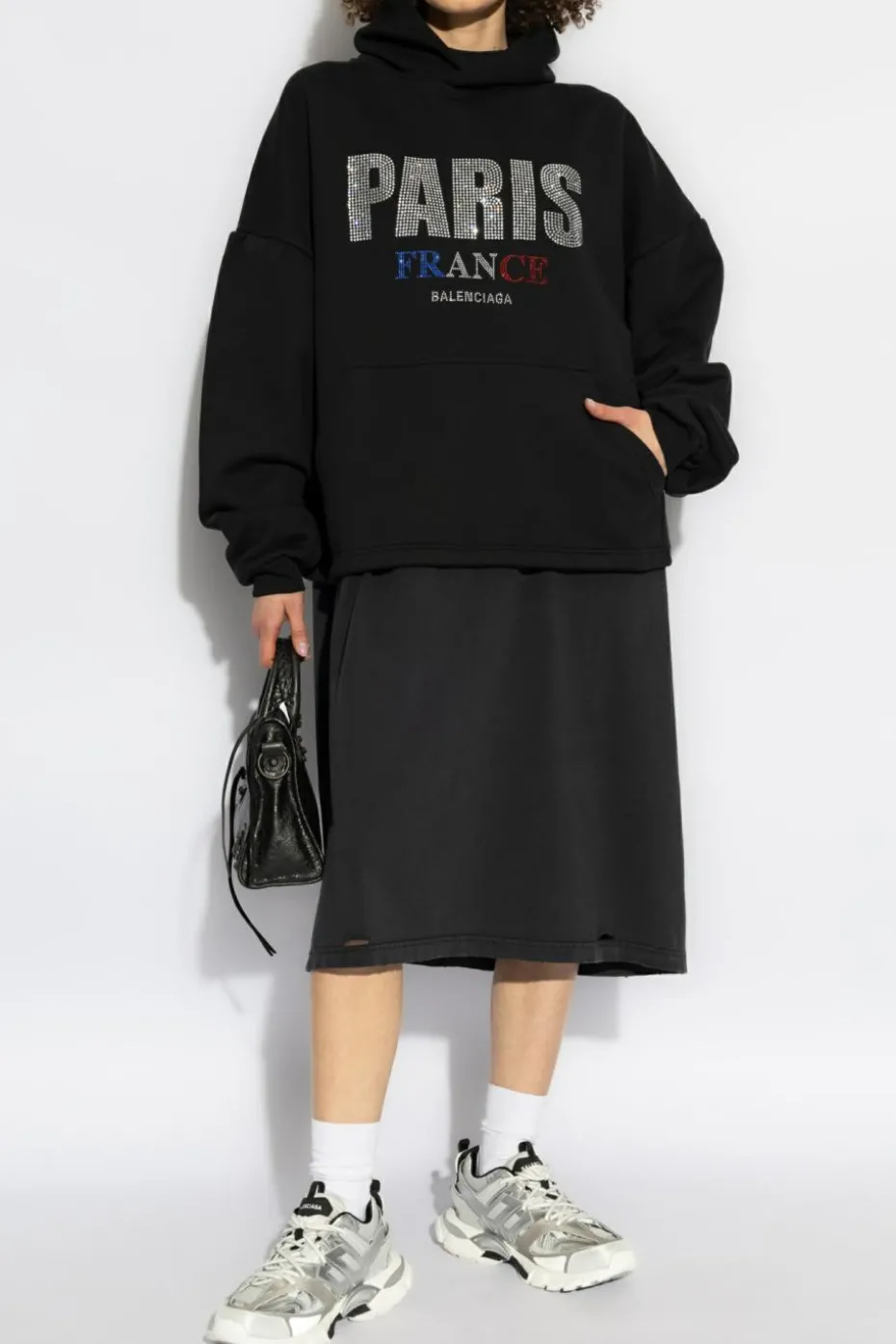Balenciaga BLACK Sweatshirt with logo