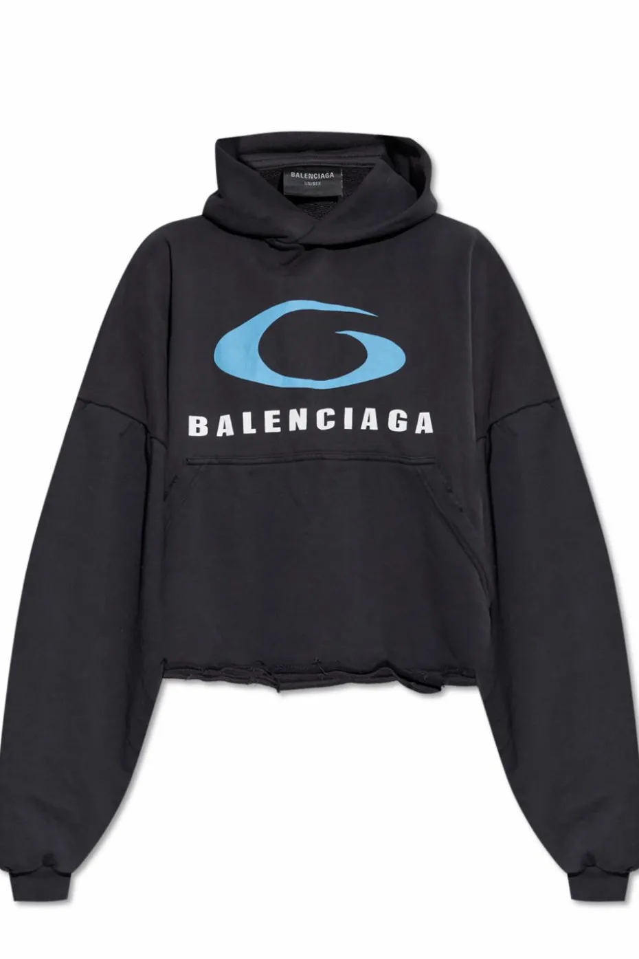 Balenciaga BLACK Sweatshirt with vintage effect