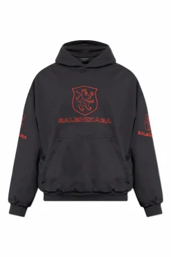 Balenciaga BLACK Sweatshirt with crumpled effect