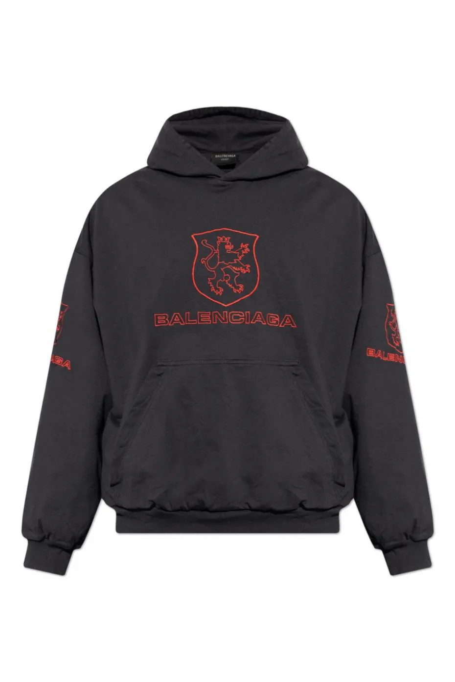 Balenciaga BLACK Sweatshirt with crumpled effect