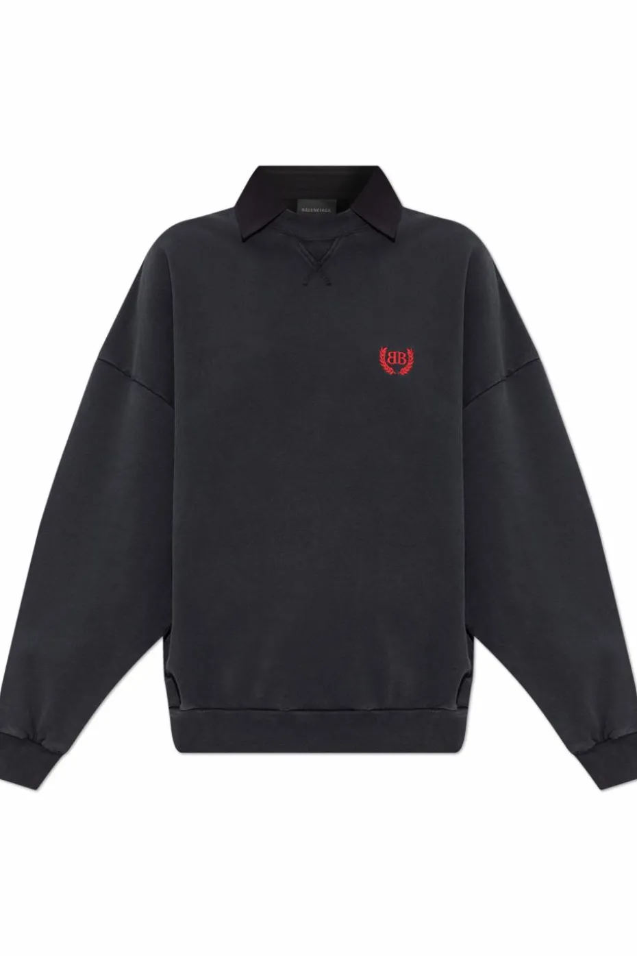 Balenciaga BLACK Sweatshirt with shirt