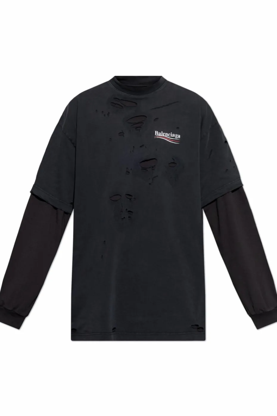 Balenciaga BLACK T-shirt with logo