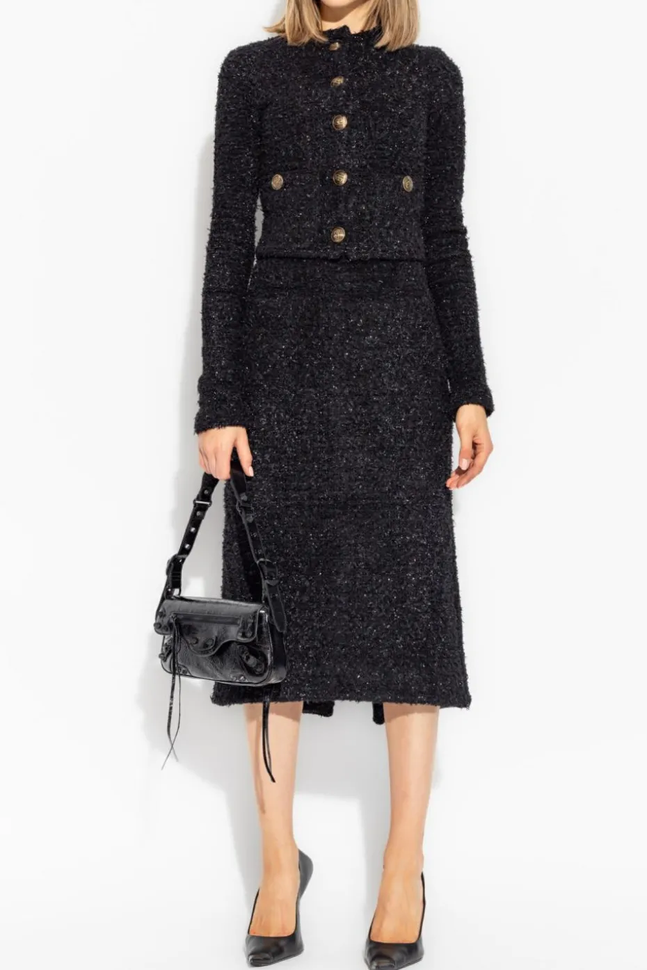 Balenciaga BLACK Tweed Skirt