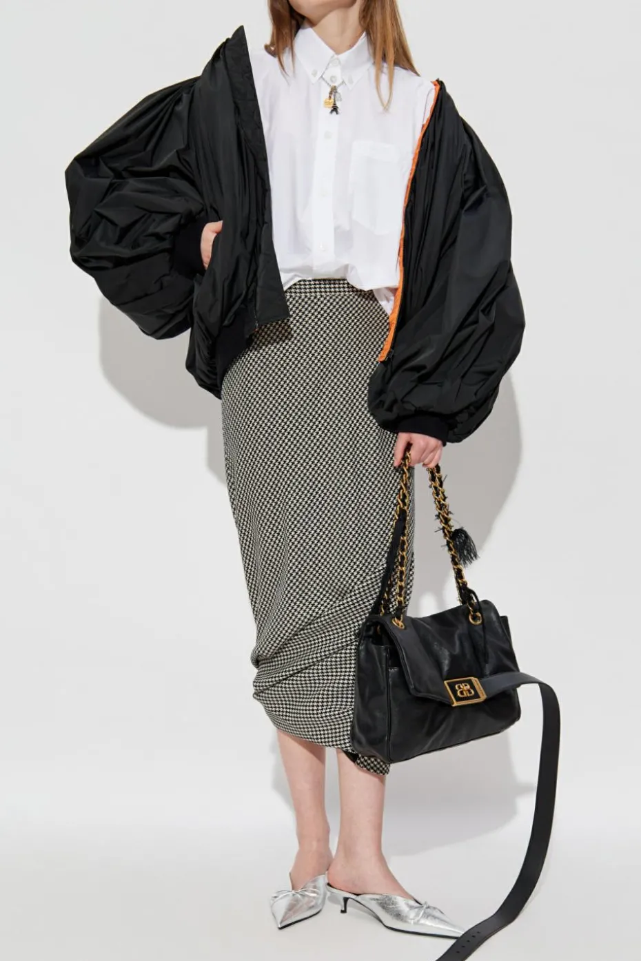 Balenciaga BLACK Wool skirt
