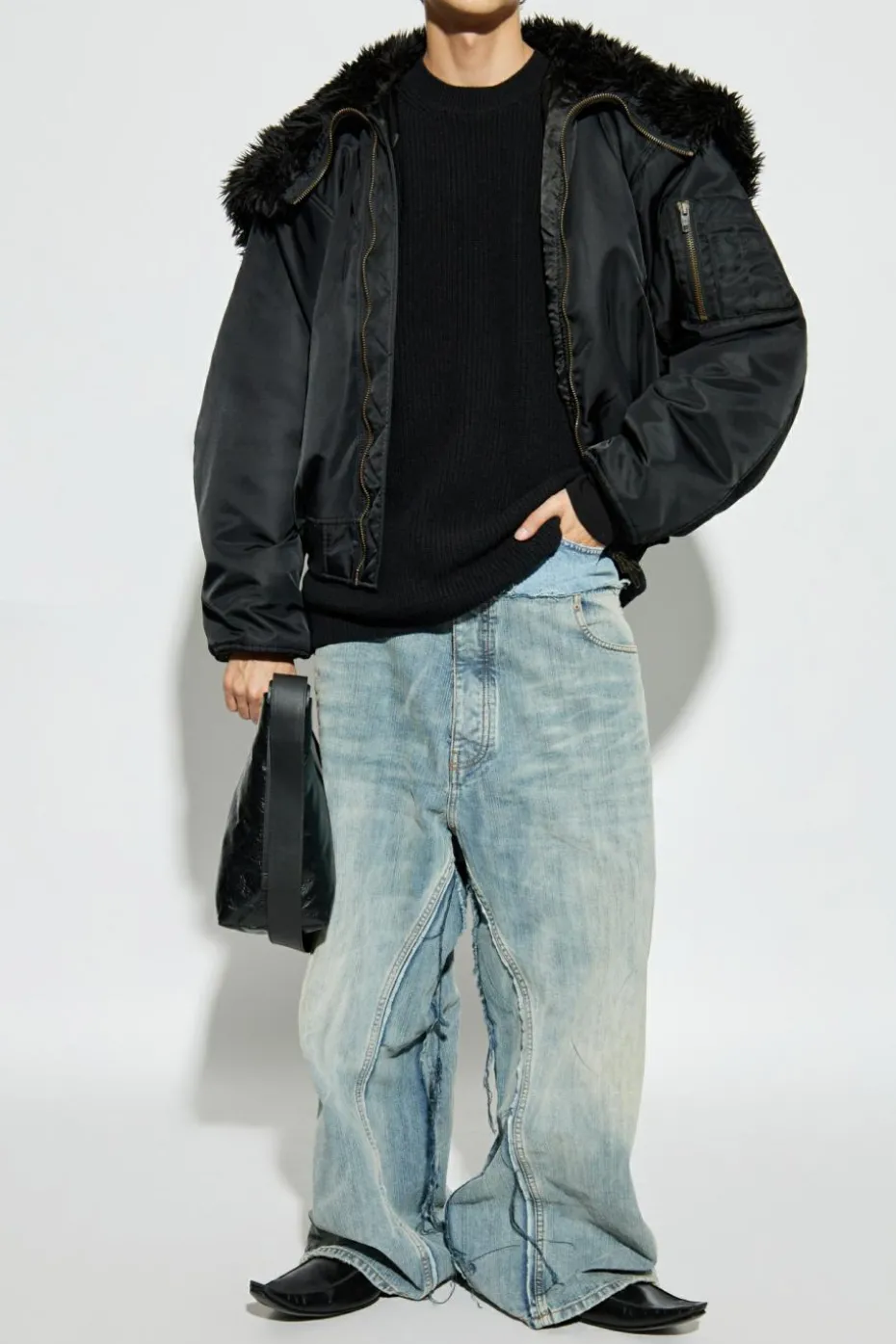 Balenciaga BLACK Wool Sweater