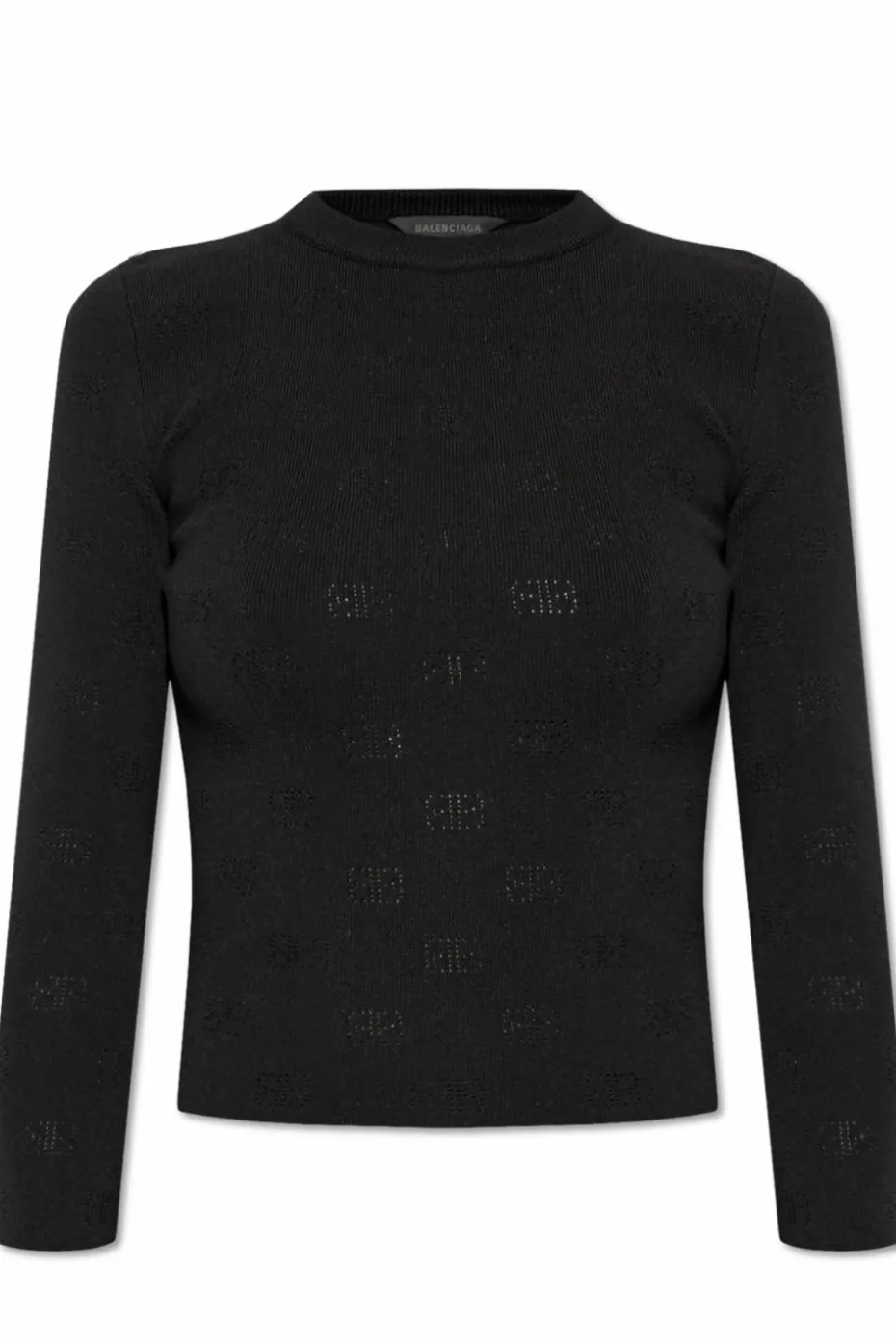 Balenciaga BLACK Wool Top