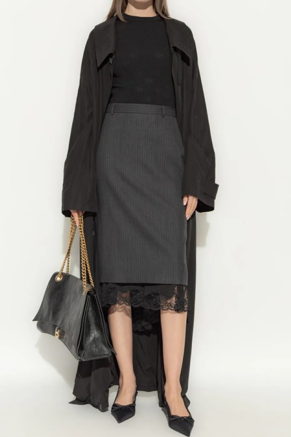 Balenciaga BLACK Wool Top