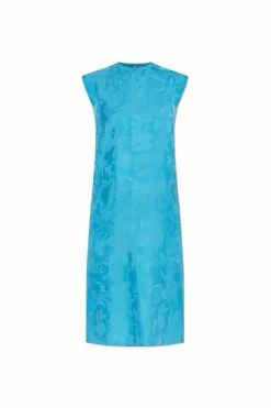 Balenciaga BLUE Dress with silk finishing