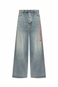 Balenciaga BLUE Jeans with logo