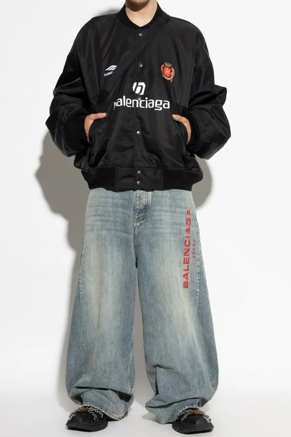 Balenciaga BLUE Jeans with logo