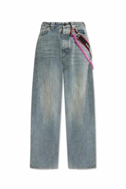 Balenciaga BLUE Jeans with decorative appliquƩs