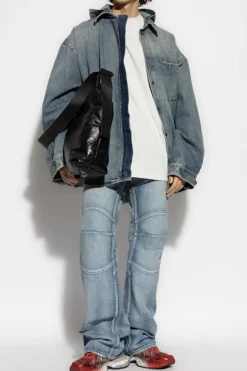 Balenciaga BLUE Jeans with 'vintage' effect