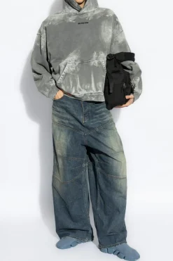 Balenciaga BLUE Wide-leg jeans