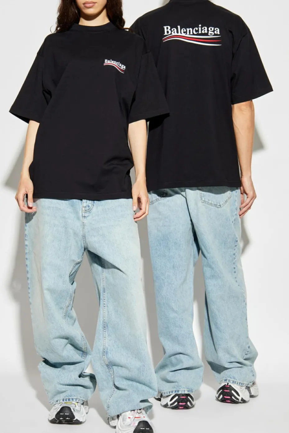 Balenciaga BLUE Wide-leg jeans