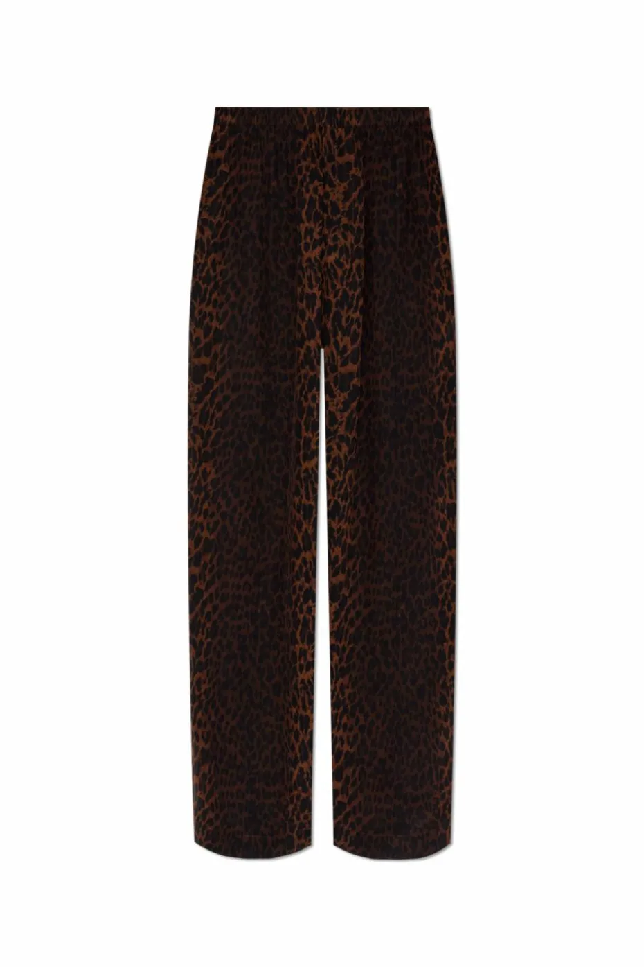 Balenciaga BROWN Animal print pants