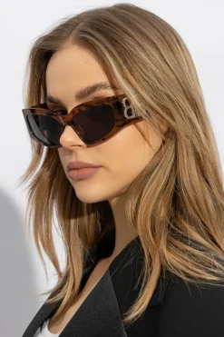 Balenciaga BROWN ‘Bossy Cat’ sunglasses