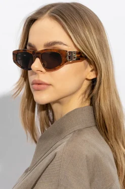 Balenciaga BROWN ‘Dynasty’ sunglasses