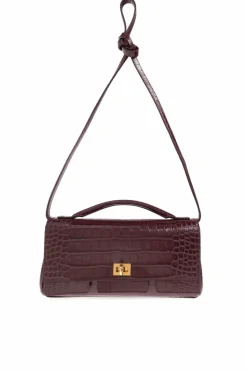 Balenciaga BURGUNDY Handbag "Bel Air"