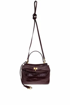 Balenciaga BURGUNDY Handbag "Rodeo Mini"