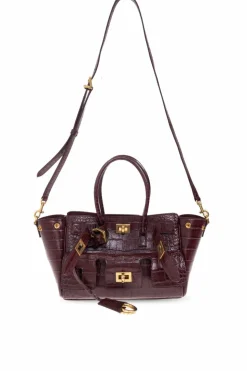 Balenciaga BURGUNDY Shoulder bag "Bel Air"