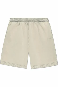 Balenciaga cream Logo shorts